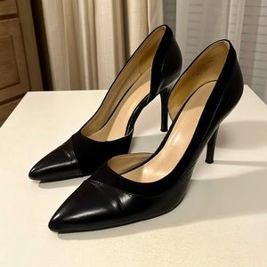 Nine West Leather and Suede Heels